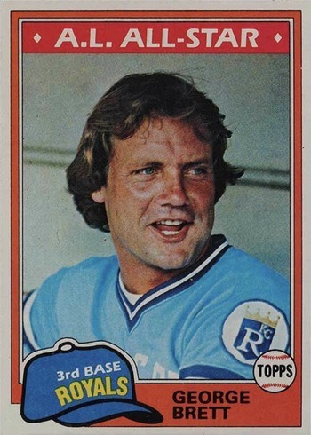 1981 Topps #700 George Brett Baseball Card 1981 Topps #700 George Brett Baseball Card