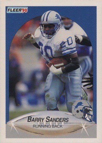 1990 Fleer #284 Barry Sanders Football Card