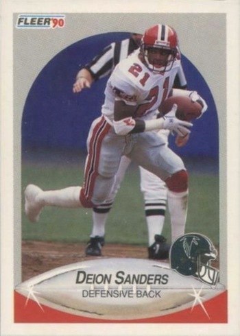 1990 Fleer #382 Deion Sanders Football Card