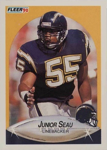 1990 Fleer Update #U102 Junior Seau Rookie Card