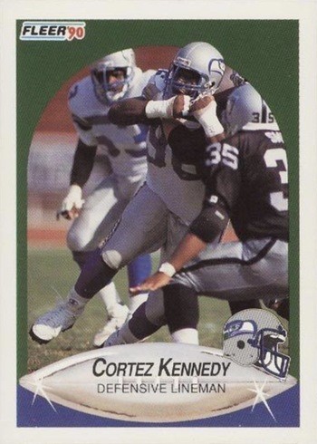 1990 Fleer Update #U85 Cortez Kennedy Rookie Card 1990 Fleer Update #U85 Cortez Kennedy Rookie Card