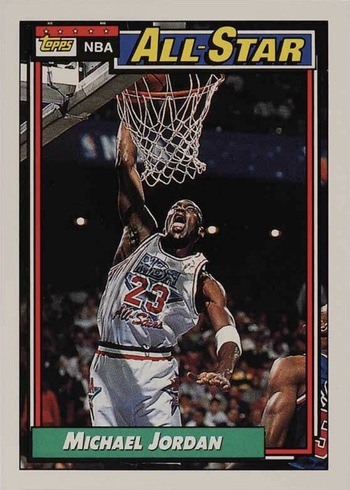 1992 Topps #115 Michael Jordan All-Star Basketball Card