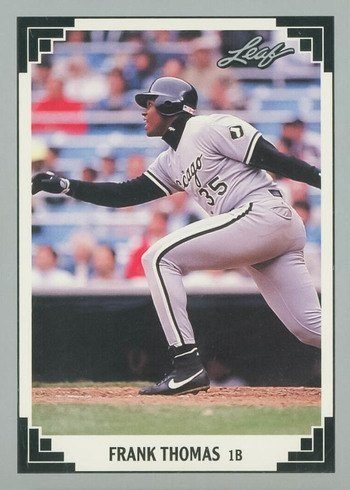 1991 Leaf #281 Frank Thomas Baseball Card