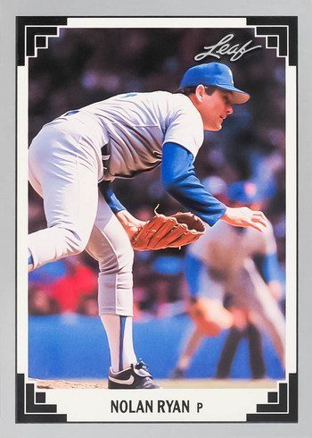 1991 Leaf #423 Nolan Ryan Baseball Card 1991 Leaf #423 Nolan Ryan Baseball Card