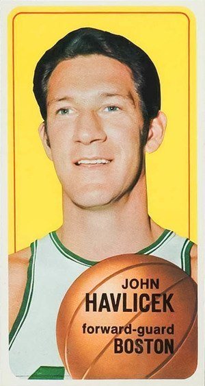 1970 Topps #10 John Havlicek Rookie Card