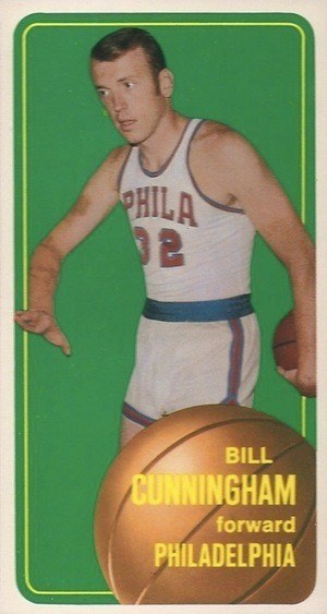 1970 Topps #140 Bill Cunningham Basketball Card