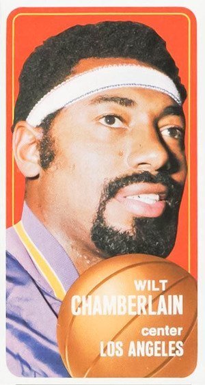 1970 Topps #50 Wilt Chamberlain Basketball Card