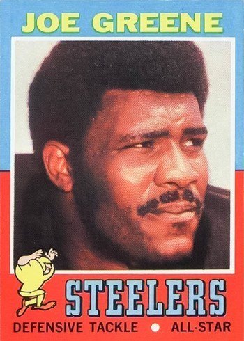 1971 Topps #245 Joe Greene Rookie Card 1971 Topps #245 Joe Greene Rookie Card