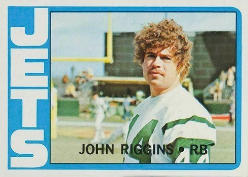 1972 Topps #13 John Riggins Rookie Card 1972 Topps #13 John Riggins Rookie Card