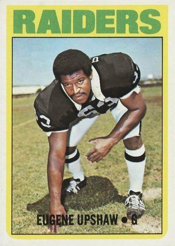 1972 Topps #186 Gene Upshaw Rookie Card