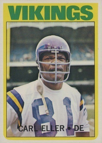 1972 Topps #20 Carl Eller Football Card 1972 Topps #20 Carl Eller Football Card