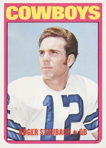 1972 Topps #200 Roger Staubach Rookie Card 1972 Topps #200 Roger Staubach Rookie Card