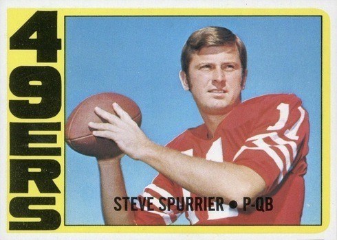 1972 Topps #291 Steve Spurrier Rookie Card