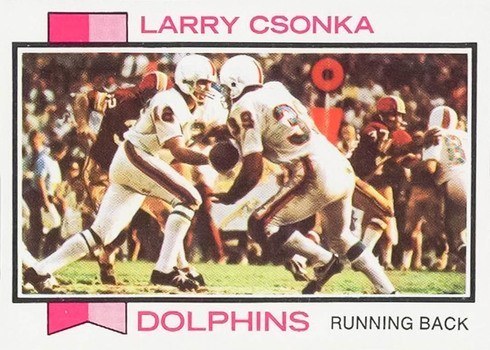 1973 Topps #100 Larry Csonka Football Card
