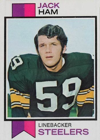1973 Topps #115 Jack Ham Rookie Card 1973 Topps #115 Jack Ham Rookie Card
