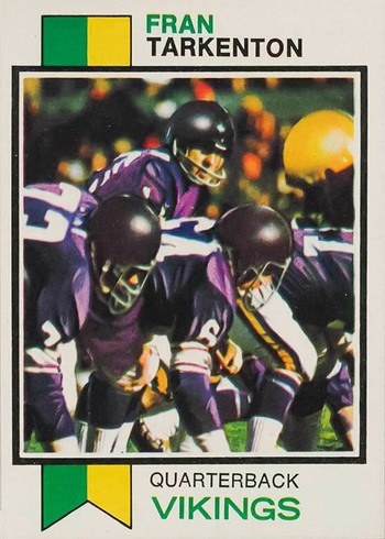 1973 Topps #60 Fran Tarkenton Football Card 1973 Topps #60 Fran Tarkenton Football Card
