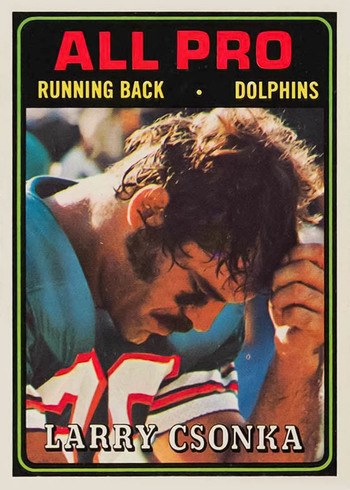 1974 Topps #131 Larry Csonka Football Card