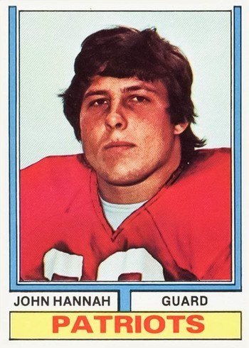 1974 Topps #383 John Hannah Rookie Card