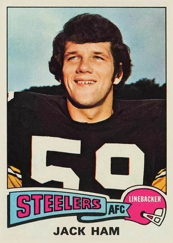 1975 Topps #125 Jack Ham Football Card 1975 Topps #125 Jack Ham Football Card