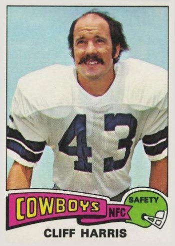 1975 Topps #490 Cliff Harris Rookie Card 1975 Topps #490 Cliff Harris Rookie Card
