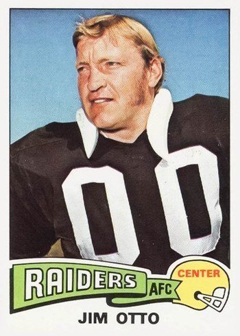1975 Topps #497 Jim Otto Football Card 1975 Topps #497 Jim Otto Football Card