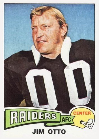 1975 Topps #497 Jim Otto Football Card