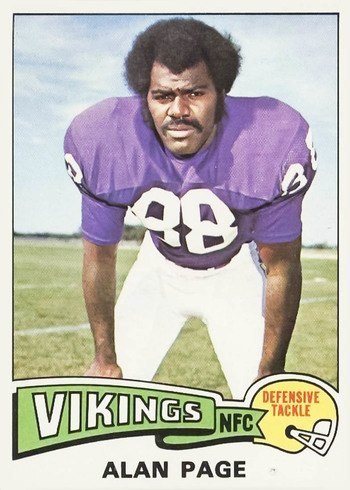 1975 Topps #520 Alan Page Football Card