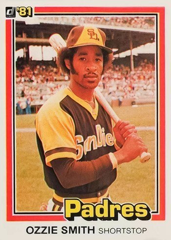 1981 Donruss #1 Ozzie Smith Baseball Card