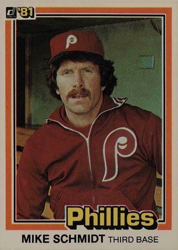 1981 Donruss #11 Mike Schmidt Baseball Card 1981 Donruss #11 Mike Schmidt Baseball Card