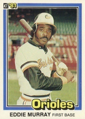 1981 Donruss #112 Eddie Murray Baseball Card 1981 Donruss #112 Eddie Murray Baseball Card