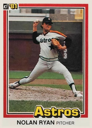 1981 Donruss #260 Nolan Ryan Baseball Card