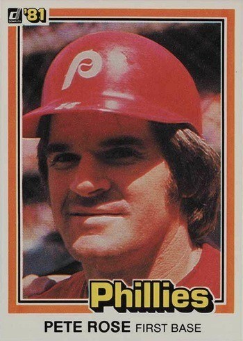 1981 Donruss #371 Pete Rose Baseball Card 1981 Donruss #371 Pete Rose Baseball Card