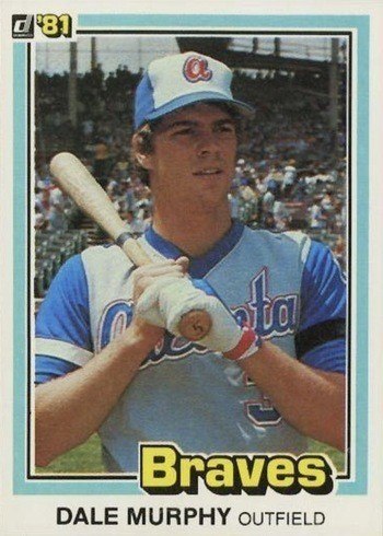 1981 Donruss #437 Dale Murphy Baseball Card 1981 Donruss #437 Dale Murphy Baseball Card