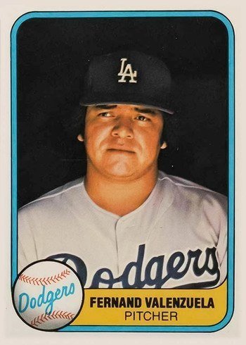 1981 Fleer #140 Fernando Valenzuela Rookie Card 1981 Fleer #140 Fernando Valenzuela Rookie Card