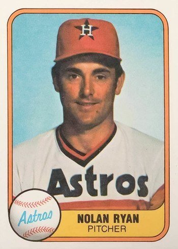 1981 Fleer #57 Nolan Ryan Baseball Card