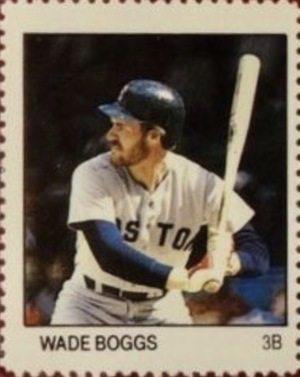 1983 Fleer Stamps Wade Boggs 1983 Fleer Stamps Wade Boggs