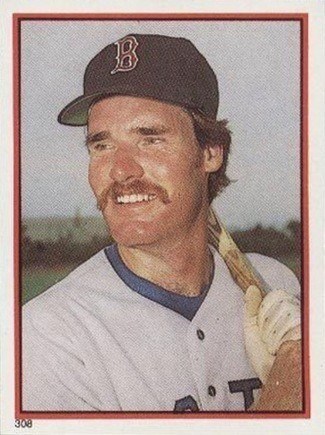 1983 O Pee Chee Stickers #308 Wade Boggs Baseball Card 1983 O Pee Chee Stickers #308 Wade Boggs Baseball Card