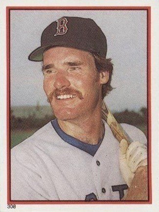 1983 O Pee Chee Stickers #308 Wade Boggs Baseball Card