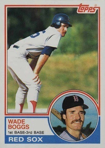 1983 Topps #498 Wade Boggs Rookie Card 1983 Topps #498 Wade Boggs Rookie Card