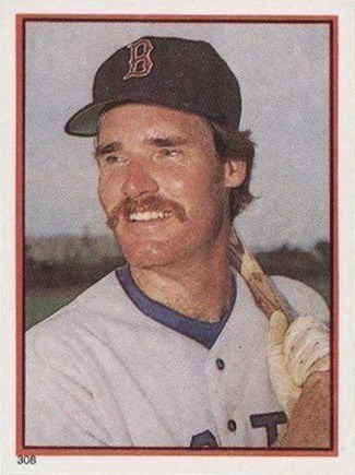 1983 Topps Stickers #308 Wade Boggs Baseball Card
