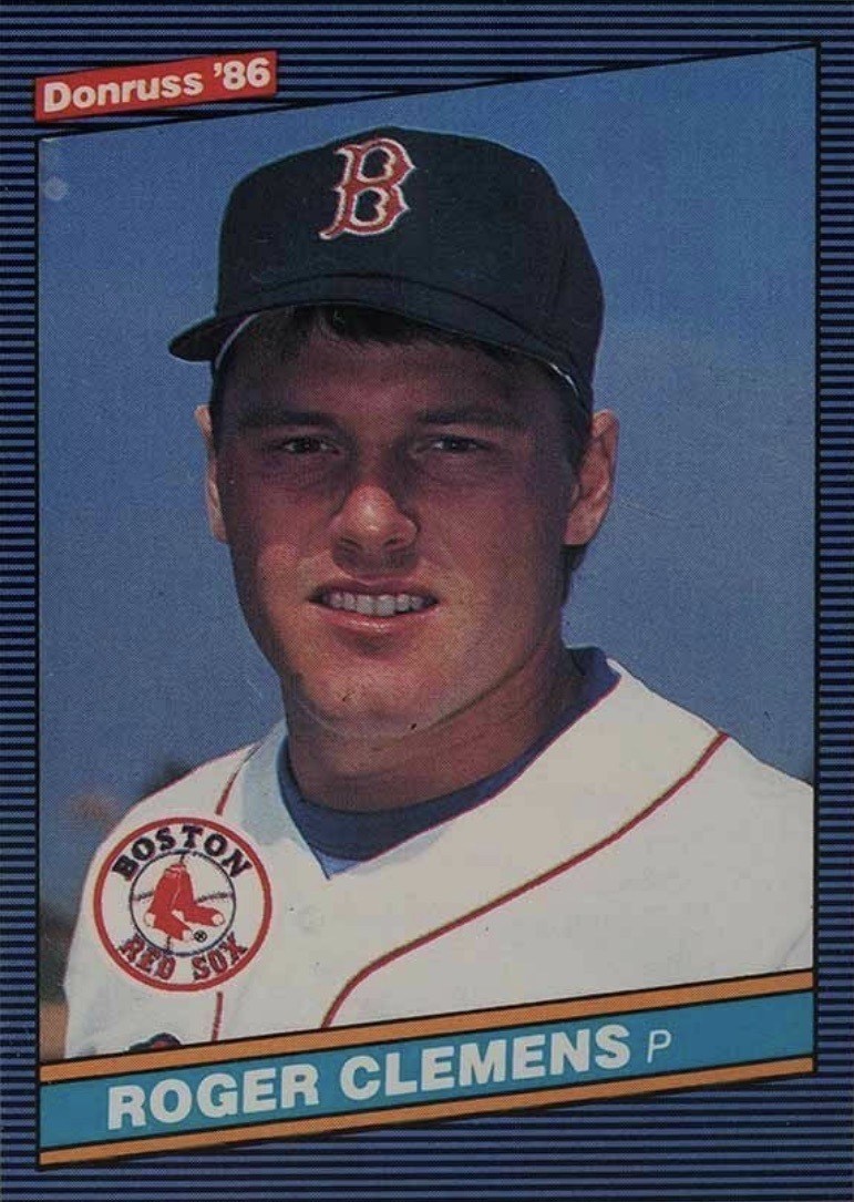 1986 Donruss #172 Roger Clemens Baseball Card 1986 Donruss #172 Roger Clemens Baseball Card