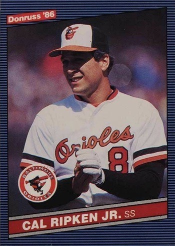1986 Donruss #210 Cal Ripken Jr. Baseball Card 1986 Donruss #210 Cal Ripken Jr. Baseball Card