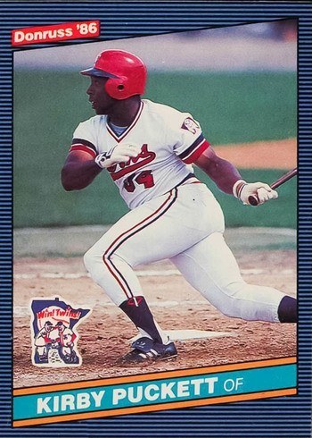 1986 Donruss #72 Kirby Puckett Baseball Card 1986 Donruss #72 Kirby Puckett Baseball Card