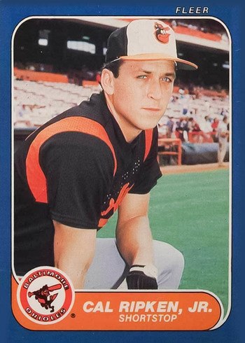 1986 Fleer #284 Cal Ripken Jr Baseball Card 1986 Fleer #284 Cal Ripken Jr Baseball Card