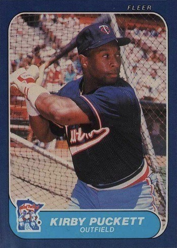 1986 Fleer #401 Kirby Puckett Baseball Card