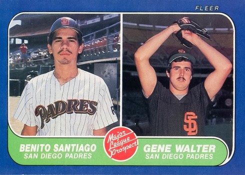 1986 Fleer #644 Benito Santiago Rookie Card 1986 Fleer #644 Benito Santiago Rookie Card