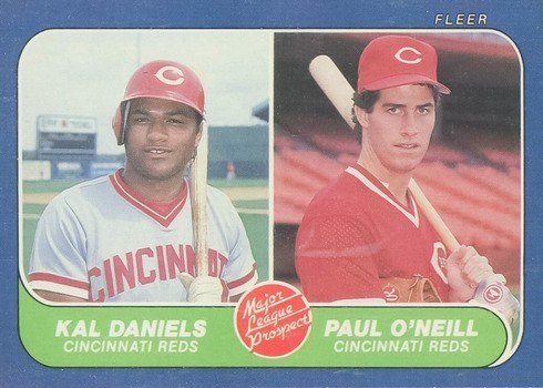 1986 Fleer #646 Paul O'Neill Rookie Card