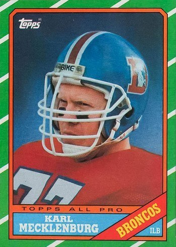 1986 Topps #119 Karl Mecklenburg Rookie Card