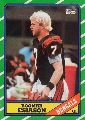 1986 Topps #255 Boomer Esiason Rookie Card 1986 Topps #255 Boomer Esiason Rookie Card