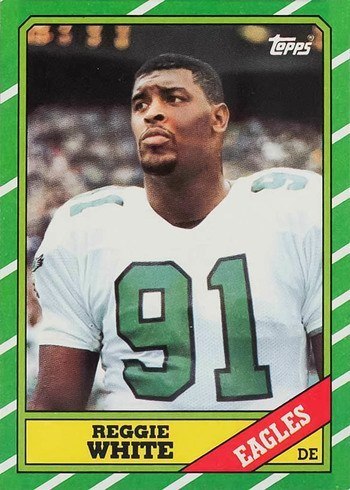 1986 Topps #275 Reggie White Rookie Card 1986 Topps #275 Reggie White Rookie Card